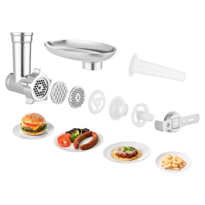 Кухонна машина Sencor Paul 1 1700Вт, чаша-метал, корпус-метал/пластик, насадок-20, метал