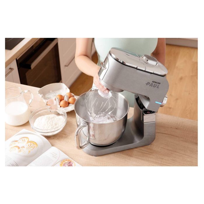 Кухонна машина Sencor Paul 1 1700Вт, чаша-метал, корпус-метал/пластик, насадок-20, метал