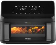 Мультипіч Sencor Dual Vita Fryer, 2700Вт, чаша-4.5+4.5л, сенсорне керув., 2 чаши, гриль, пластик, чорний