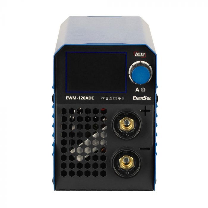 Зварювальний апарат інверторний EnerSol EWM-120ADE 20-120А 5.1кВт 160-260В 2.9кг