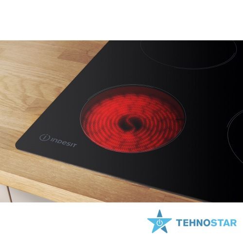 Варильна поверхня Indesit електрична склокерамічна, 60см, чорний