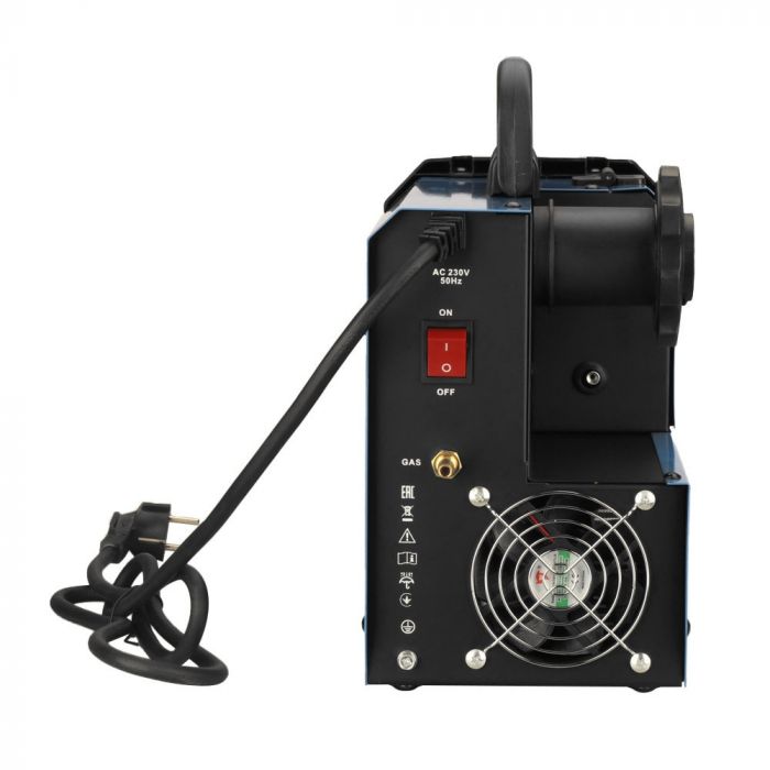 Зварювальний напівавтомат інверторний EnerSol EWM-140AMDS (дріт до 1мм + електрод до 4мм) 20-140А 6.1кВт 160-260В 7кг