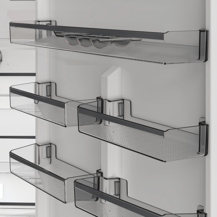 Холодильник Whirlpool з нижн. мороз., 192x70х70.5, холод.відд.-340л, мороз.відд.-150л, 2дв., А++, NF, інв., зона нульова, нерж