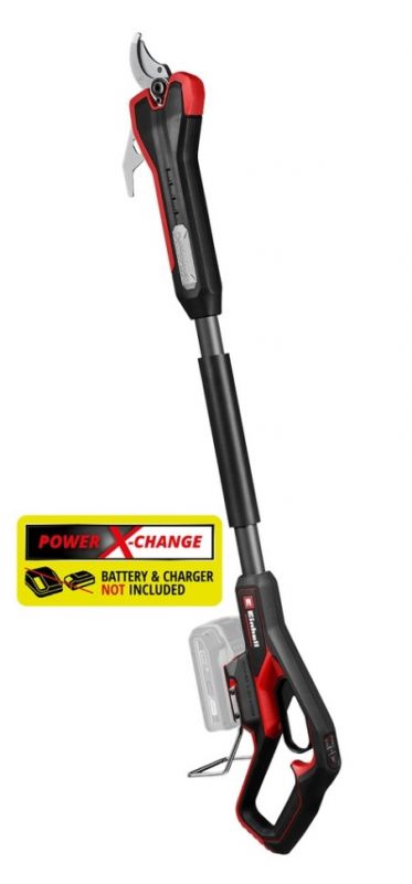 Секатор телескопічний акумуляторний Einhell Professional GP-LS 18/35 Li BL-Solo 18В товщ. 25/35мм сталь SK5 телескопічна штанга1-1.6м 1.6кг без АКБ та ЗП