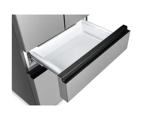 Холодильник SBS Gorenje, франц.дверцята, 182x80x71см, 2 дв., Х- 302л, М- 178л, A+, NF+,  Інвертор, Дисплей, Сірий