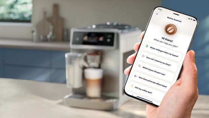 Кавомашина Philips Series 8000 Cafe Aromis, 1.9л, зерно+мелена, автомат.капуч, дисплей, авторецептів -54, срібни