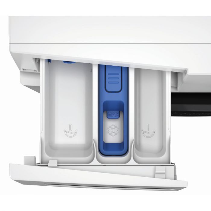 Пральна машина Whirlpool фронтальна, 7кг, 1200, A, 49.6см, дисплей, пара, інвертор, люк чорний, білий