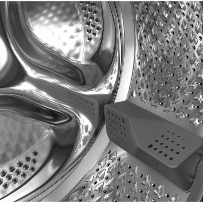 Пральна машина Whirlpool фронтальна, 7кг, 1200, A, 49.6см, дисплей, пара, інвертор, люк чорний, білий