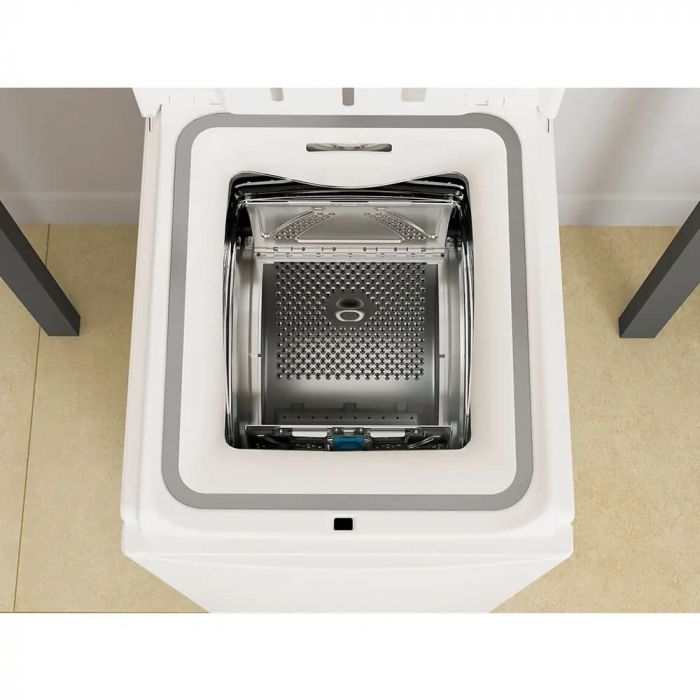 Пральна машина Whirlpool вертикальна, 6,5кг, 1200, С, 60см, дисплей, інвертор, білий