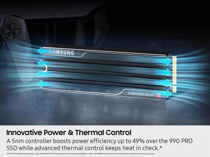 Накопичувач SSD Samsung M.2 8TB PCIe 5.0 9100PRO + радіатор