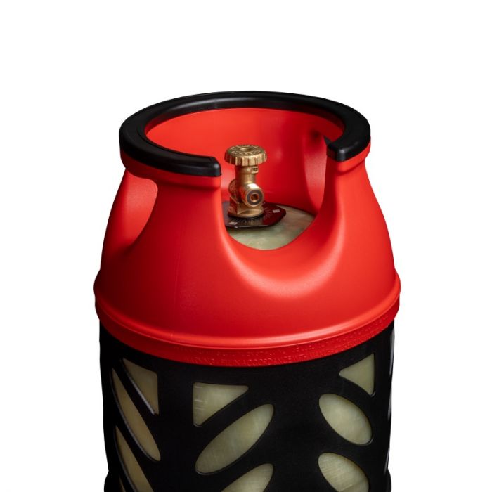 Балон газовий композитний Gutgas Ragasco CRS-18.2, 18.2л, пропан/бутан 7.5кг/8.5кг, 30бар, вентиль Shell (український стандарт), 4.4кг