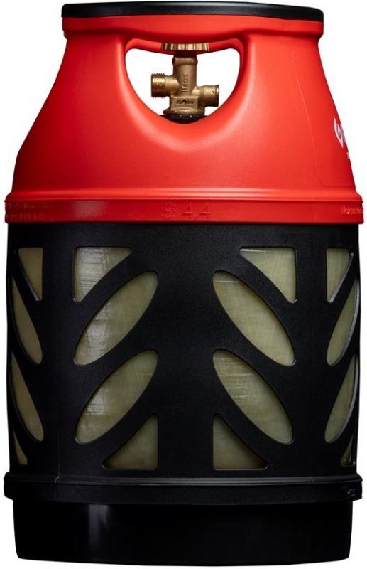 Балон газовий композитний Gutgas Ragasco CRS-18.2, 18.2л, пропан/бутан 7.5кг/8.5кг, 30бар, вентиль Shell (український стандарт), 4.4кг