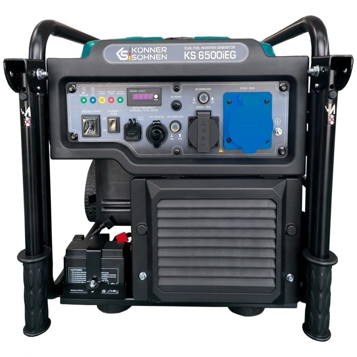 Генератор газобензиновий інверторний Konner&Sohnen KS 6500iEG, LPG 230В, 6.0/6.5кВт, електростартер, 46кг