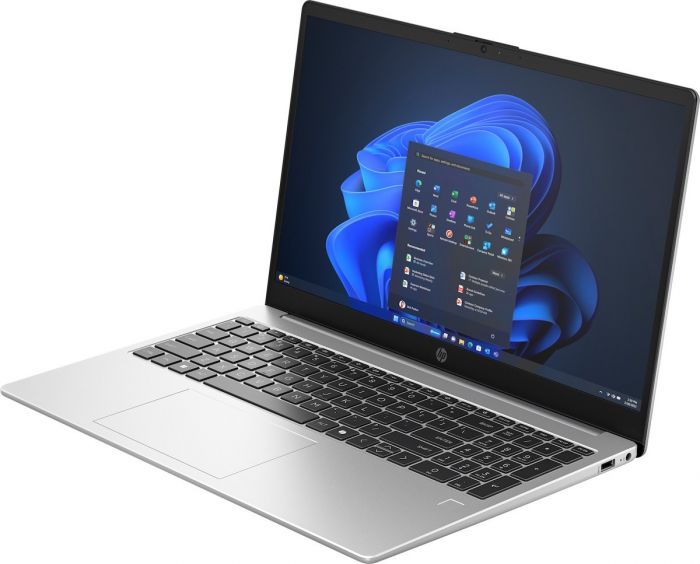 Ноутбук HP 250R-G10 15.6" FHD IPS AG, Intel 5-120U, 16GB, F512GB, UMA, Win11, сріблястий