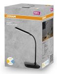 Лампа настільна OSRAM Panan DISK SQ 12W 3000К 4000К 6500К  з димером, чорний