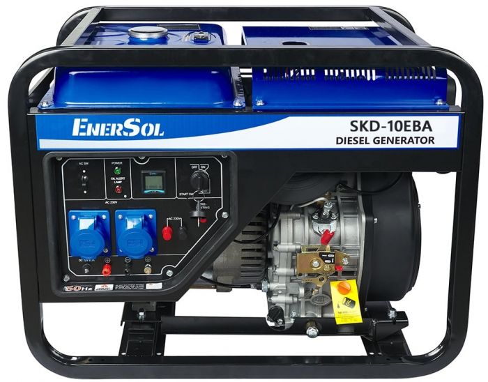 Генератор дизельний EnerSol SKD-10EBA 230В 9-10кВт електростартер 170кг