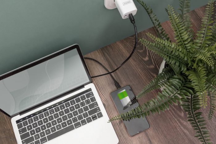 Кабель DIGITUS USB-A > USB-C заряджання/синхронізації, USB 2.0, M/M, 3м, чорний