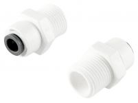 Фітинг Itiger прямий трубка 1/4"-різьба зовнішня 3/8"