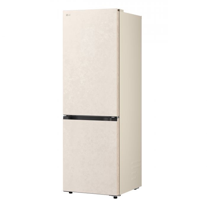 Холодильник LG з нижн. мороз., 186x60х68, холод.відд.-220л, мороз.відд.-113л, 2дв., E, NF, інв., диспл внутр., зона св-ті, бежевий