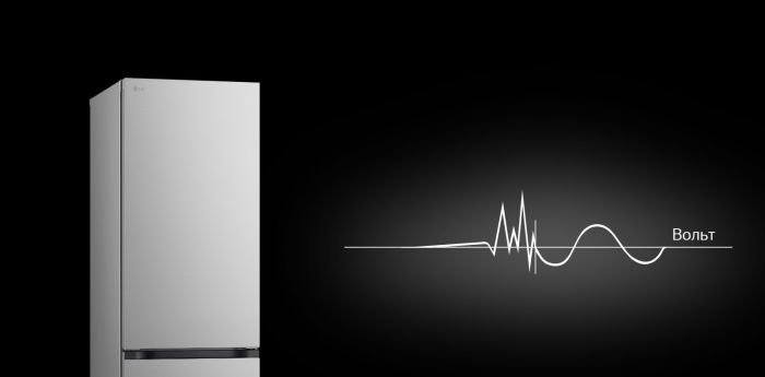 Холодильник LG з нижн. мороз., 186x60х68, холод.відд.-220л, мороз.відд.-113л, 2дв., E, NF, інв., диспл внутр., зона св-ті, сріблястий