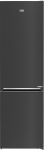 Холодильник Beko з нижн. мороз., 203x60x67, xолод.відд.-253л, мороз.відд.-109л, 2дв., E, NF, HarvestFresh, нержавіюча сталь чорного кольору