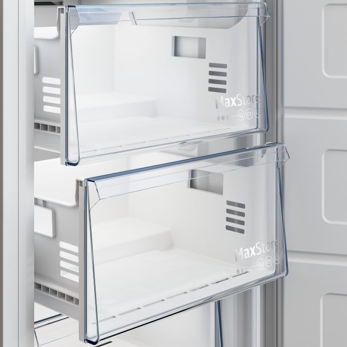 Морозильна камера Beko, 187x60x71, 286л, 1дв., E, NF, білий