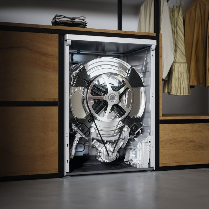 Пральна машина Miele WEI 865 WPS фронтальна, 9кг, 1600, A+++, 63.6см, дисплей, інвертор, автодоз, люк хром, білий