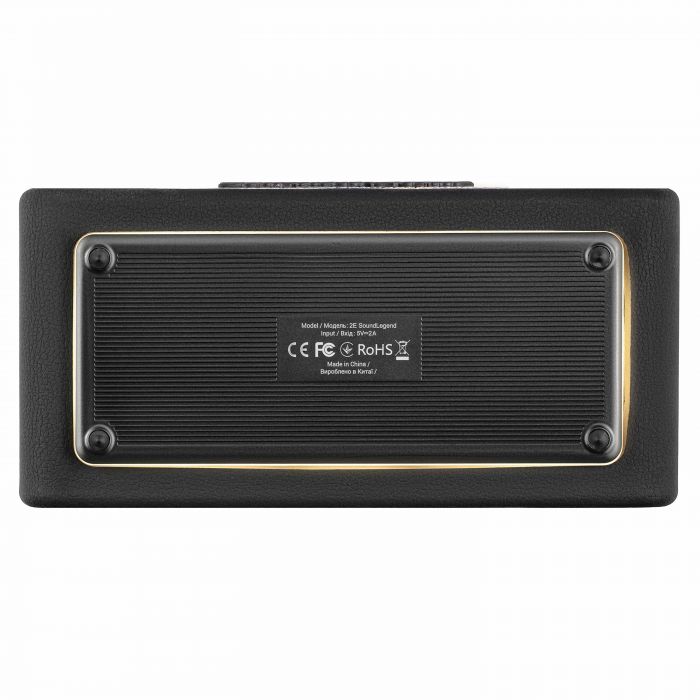 Портативна акустична система 2E SoundLegend 80Вт, BT 5.3, TWS, FLAC, MP3, WAV, EQ, PowerBank, IPX6, RGB, Чорний