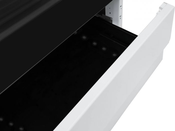 Плита Hansa газова, 70л, 50x60см, газ-контроль, електричне запалювання в ручках, білий