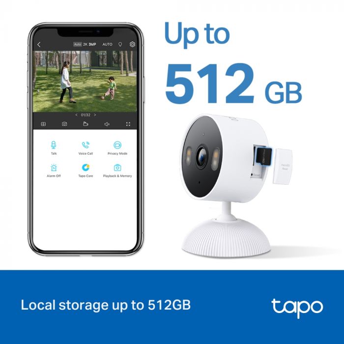 IP-Камера TP-LINK Tapo C113 3MP N300 microSD motion detection