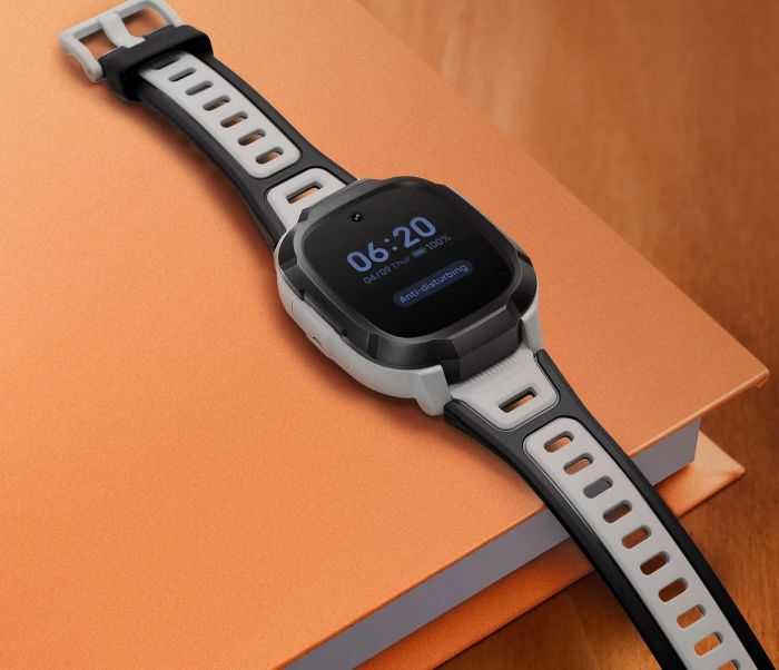 Дитячий годинник-телефон Mibro P6, 1.4", 240x280, GPS, 2MP, 900мА·год, 2АТM, сірий