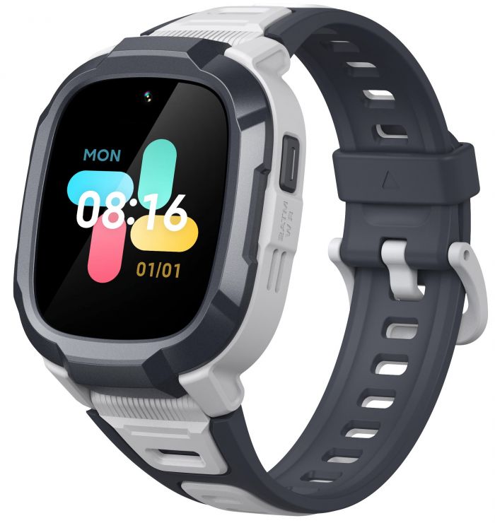 Дитячий годинник-телефон Mibro P6, 1.4", 240x280, GPS, 2MP, 900мА·год, 2АТM, сірий