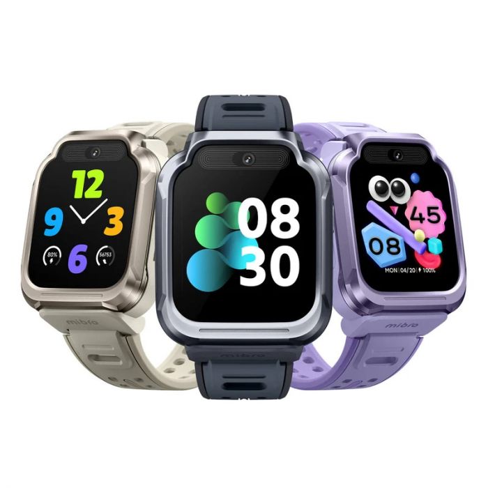 Дитячий годинник-телефон Mibro S1, 1.68", 360x390, GPS, 8MP+5MP, 900мА·год, 2АТM, лавандовий