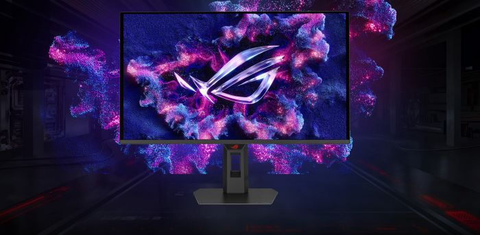 Монітор Asus 26.5" ROG Strix XG27AQDMES 2xHDMI, DP, Audio, QD-OLED, 2560x1440, 240Hz, 0.03ms, DCI-P3 99%, AdaptiveSync, Pivot, HDR10