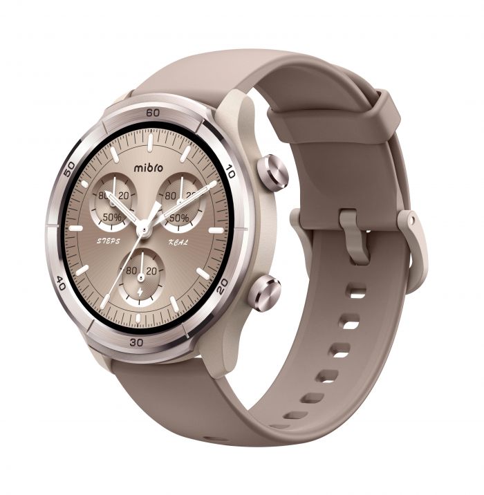 Смарт-годинник Mibro A3 45мм, 1.39", 360x360, BT 5.3, GPS, 2 ATM, мокко