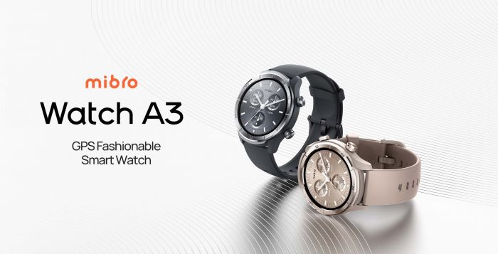 Смарт-годинник Mibro A3 45мм, 1.39", 360x360, BT 5.3, GPS, 2 ATM, мокко