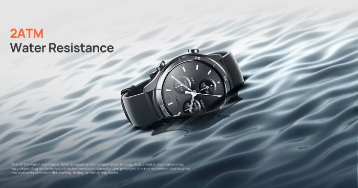 Смарт-годинник Mibro A3 45мм, 1.39", 360x360, BT 5.3, GPS, 2 ATM, темно-сірий