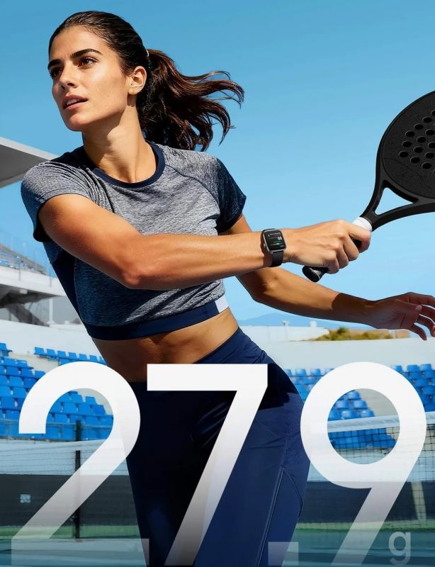 Смарт-годинник Mibro Fit 44мм, 1.75", 390x450, AMOLED, BT 5.3, GPS, 5 ATM, чорний