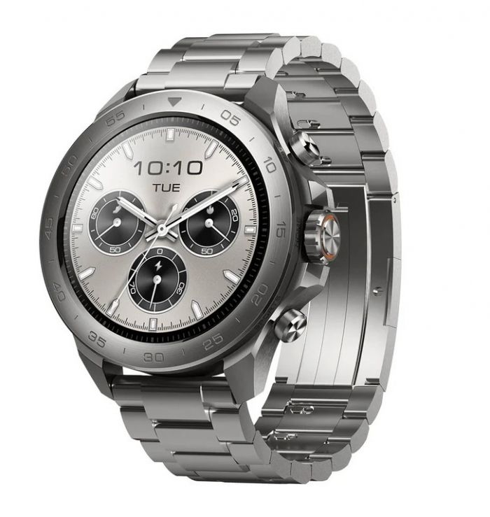 Смарт-годинник Mibro GS Explorer S 48мм, 1.32", 466x466, AMOLED, BT 5.3, Dual-band GPS, 10 ATM, суцільний титан