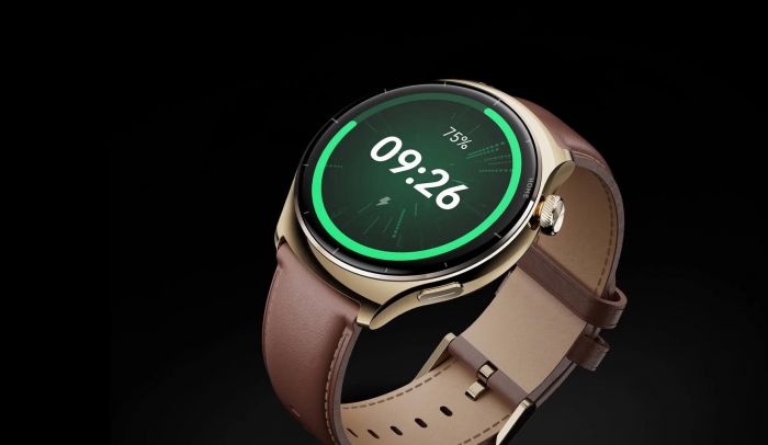 Смарт-годинник Mibro Lite 3 Pro 45мм, 1.32", 466x466, AMOLED, BT 5.3, GPS, 5 ATM, рожево-золотий