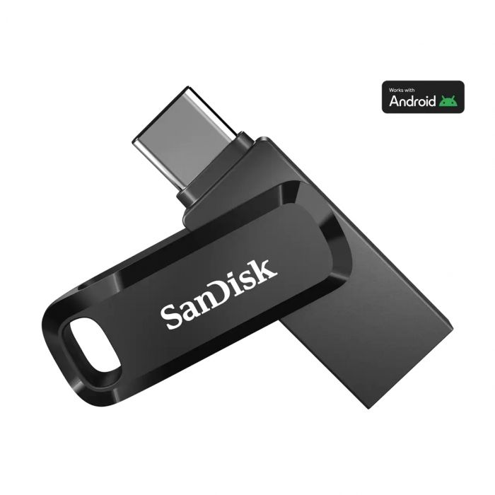 Накопичувач SanDisk  512GB USB 3.1 Type-A + Type-C Ultra Dual Drive Go Чорний