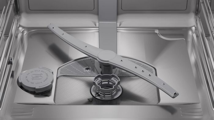 Посудомийна машина Bosch вбудована, 14компл., D, 60см, дисплей, 3й кошик, білий