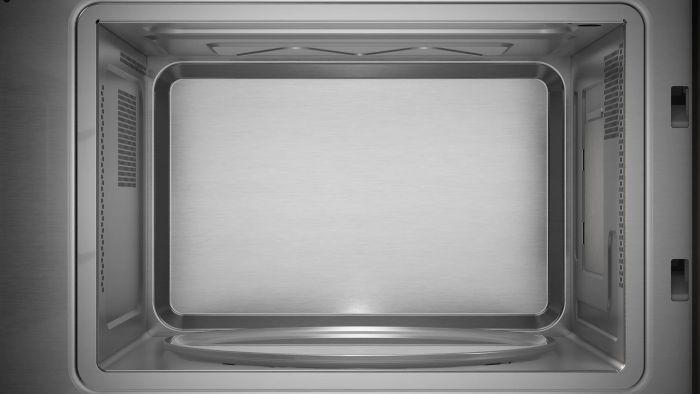 Мікрохвильова піч Bosch вбудована, 20л, електр. керув., 800Вт, дисплей, чорний/нержавіюча сталь