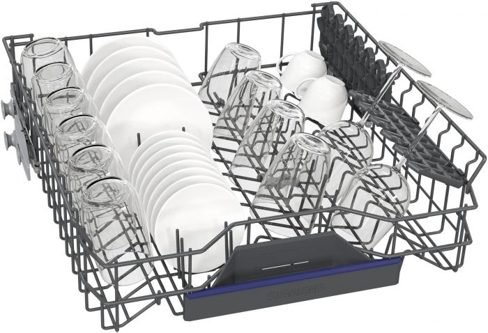 Посудомийна машина Siemens вбудована, 14компл., C, 60см, дисплей, 3й кошик, білий