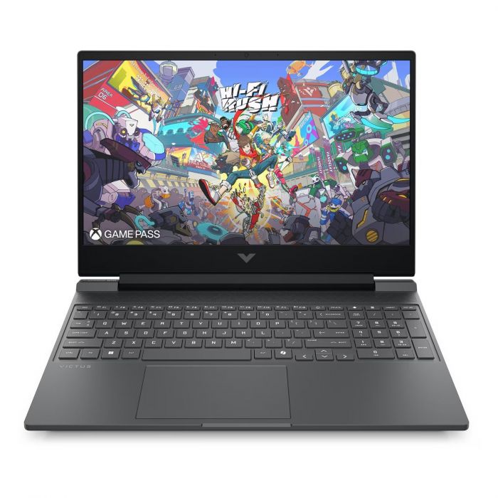 Ноутбук HP Victus 15-fa2116ua 15.6" FHD IPS AG, Intel i5-14450HX, 24GB, F512GB, NVD3050-6, DOS, сірий
