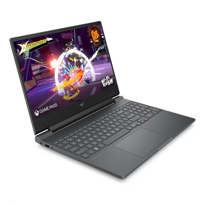 Ноутбук HP Victus 15-fa2116ua 15.6" FHD IPS AG, Intel i5-14450HX, 24GB, F512GB, NVD3050-6, DOS, сірий