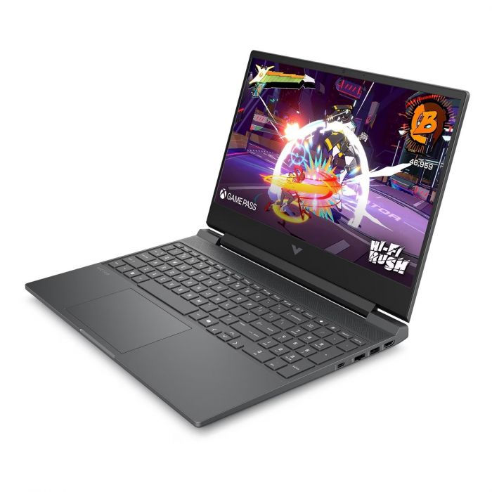 Ноутбук HP Victus 15-fa2116ua 15.6" FHD IPS AG, Intel i5-14450HX, 24GB, F512GB, NVD3050-6, DOS, сірий