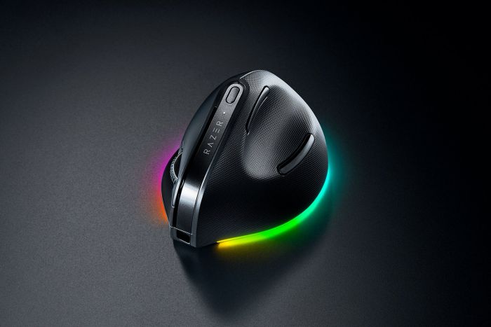 Миша Razer Pro Click V2, USB-A/WL/BT, Vertical Ed., чорний