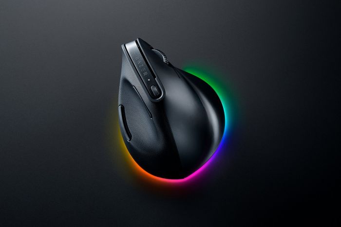 Миша Razer Pro Click V2, USB-A/WL/BT, Vertical Ed., чорний