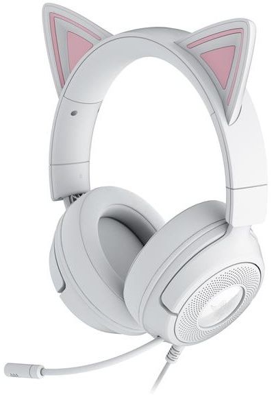 Гарнітура Razer Kraken Kitty V3 X, mini-jack, 1.3м, білий